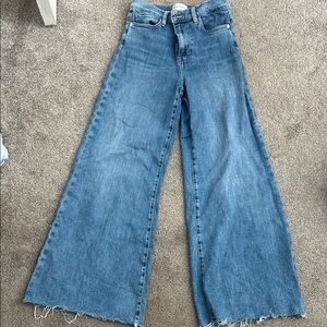 Frame Le Palazzo Crop denim